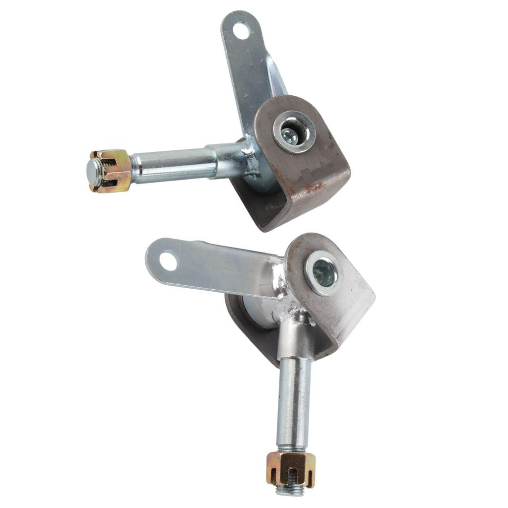 1 Pair M16 Front Steering Knuckles Right Left Steel Alloy Spindle Bracket Set Fit for 110cc 125cc 150cc 200cc 250cc Go