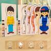 Montessori Human Body Puzzle Board – Wooden Educational Toy for Kids