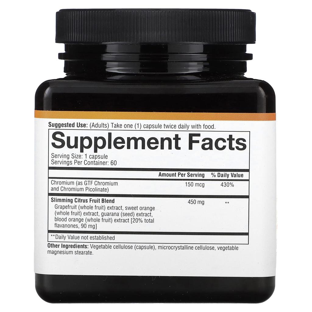 Slimming Citrus Fruit, 60 Tablets