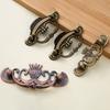 Retro Alloy Cabinet Door Handle Kitchen Drawer Knobs Pulls Antique Bronze Jewelry Box Cupboard Handles Furniture Hardware