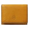 Black Trifold Wallet Genuine Leather Minimo Mustard [Label] Men's BL-627600-53