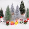 3Pcs/Set Christmas Tree  Year Mini Little Pine Tree Christmas Desk Decoration