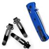 1PCS Stainless Steel Pocket Knife Clip DIY Portable Folding Cutter Back Waist Clamp For 535 Blade Accessories Tools Parts
