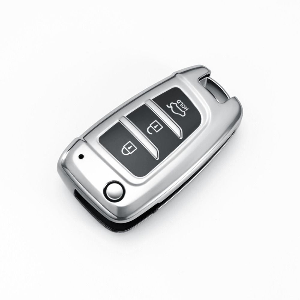 Soft TPU Car Folding Key Case for Hyundai/Tucson/Kona/Azera/Solaris 2/Elantra I30 I35 I40