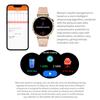 SACOSDING Amoled Screen Women Smart Watches Bluetooth Call Smartwatch Voice Assistant Heart Rate Compass Sport Watch