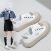 White Shoes for Women  New Spring Students Korean Style Versatile Casual Ins Trendy Platform Fashion Sneakers Kt2613