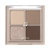 Rom&Better Than Eyes #Faded Shades 4 Types Eyeshadow Palette Subtle Shades Cool Tone Eye Palette, N01 Dried Willow Flower, 1 Piece