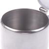 Practical Stainless Steel Sugar Bowl With Handle Lid Spoon Dustproof Waterproof Seasoning Jar Kitchen Restaurant Spice Container