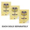 Spirax A4 25-Leaf Graph Pad (Pack of 10)