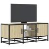 VidaXL TV Cabinet Sonoma Oak 100x35x41 Cm Engineered Wood and Metal, TV Stand, Hi-fi Cabinet, Entertainment Center, 848835