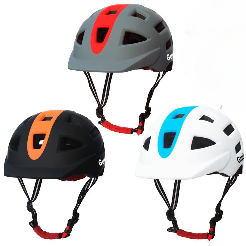 Bicycle Cycling Skateboard Takeaway Rider City Road Commuting Integrated Molding Helmet Riding Head Safety Helmet