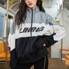 Li Ning Sports Fashion Series Stand Collar Loose Spliced Long Sleeve Jacket Men Jacket Gray AJDR236-2