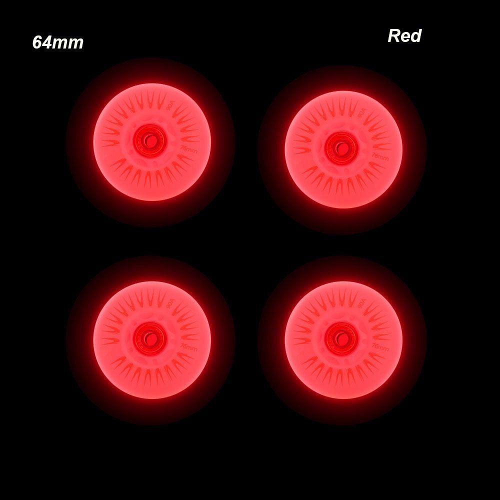 Kids 70mm 68mm 64mm 60mm 62mm 80mm 76mm 72mm Flash Wheel Roller Wheels Parts Outdoor Inline Skates