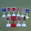 Road Block Simulation City Road Signs Model Toy Mini Traffic Road Signs Scene Decoration