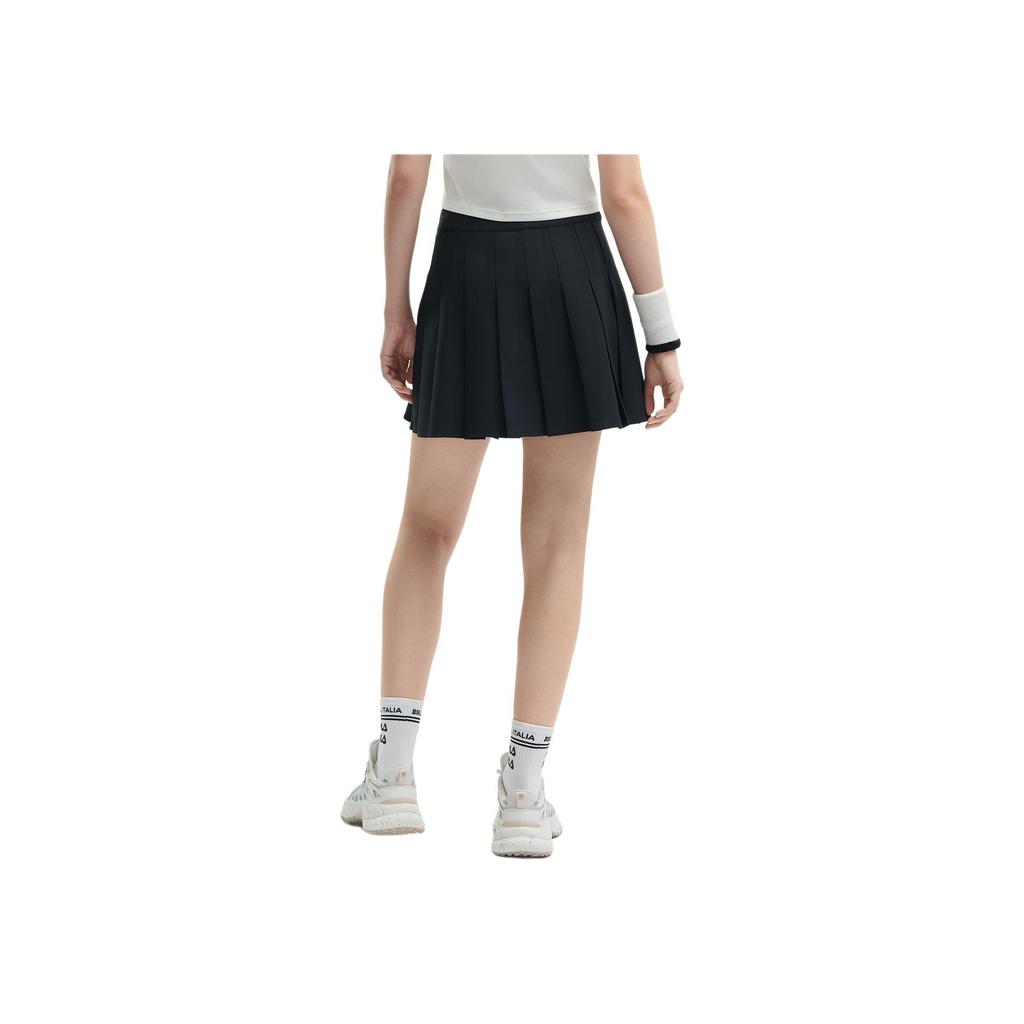 New FILA ORIGINALE SS24 Casual Short Skirts Women's Jet Black F51W429303F-BK