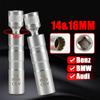 Spark Plug Socket Wrench Adapter 14mm16mm Set Universal Joint with Magnetic Flexible Socket Thin Wall 3/8" Drive Car Repair Tool