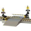 Rokuhan Z Gauge S045-1 Railroad Crossing Set, Japanese Type