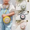 1 Piece Fashion Messenger Bag for Girls Simplicity Daisy Crossbody Bag for Toddler Portable Travel Little Girl Coin Bag