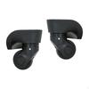 2 Pieces Luggage Suitcase Wheels Trolley Mute Easy To Install Smooth Black Universal Travel