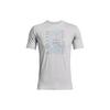 Under Armour Printed Crew Neck Short Sleeve T-Shirt Men Tops Gray 1362995-014