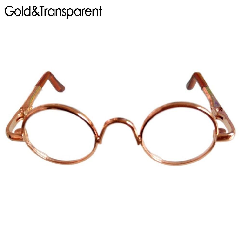 Plush Doll Accessories Plush Doll Eyeglasses For 10/15cm Dolls Cute Heart Frame Glasses Clothes