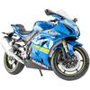 1/12 SUZUKI GSX-R1000 Motorcycle Alloy Diecast Toy Motorcycle Car Model Linkage Head Rubber Tire Motorbike Vehicle for Boy Gift