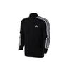 Sports Knit Stand Collar Jacket Men Jackets Black DU6783