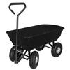 Brouette De Jardin - Springos® - 75L - 250 Kg - 4 Roues - Fonction Basculante