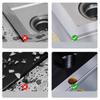 High-temperature Aluminium Foil Sticker for Kitchen Stove Tops Waterproof Sticker for Grease Resistant Sinks Self-adhesive Seam Stickers