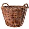 Corbeille Osier - Creative Home - Panier De Rangement - 45x30x37cm - 100% Naturel - Marron