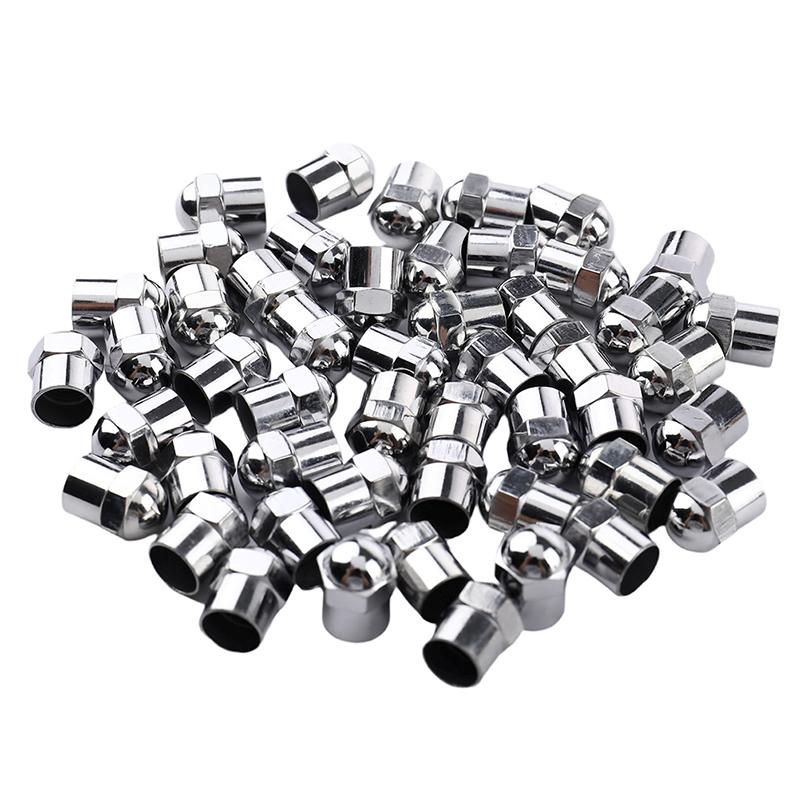 50Pcs Car Tyre Air Pressure Caps Car Wheel Tire Valve Stem Cap Tire Accessories