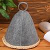 Anti Heat Sauna Hat Thicken Wool Felt Shower Cap Hair Turban Quickly Drying Towel Hats Sauna Bathroom Accessories