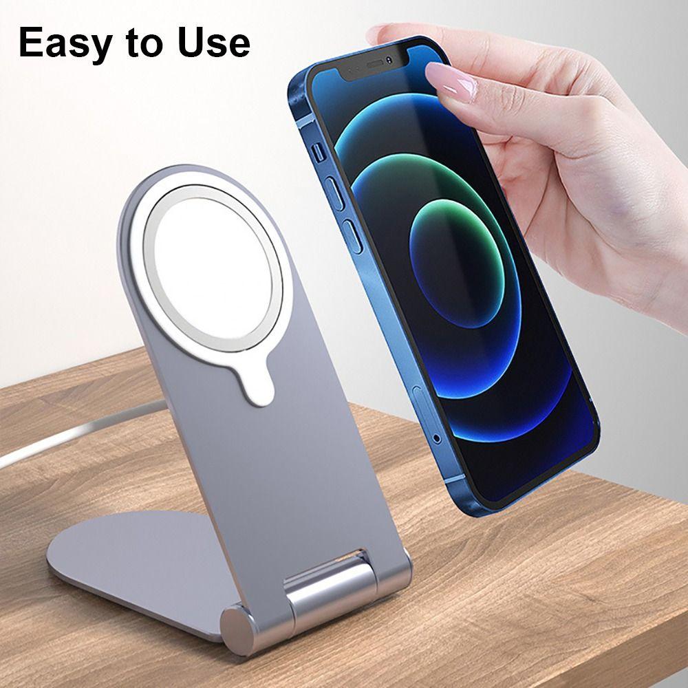 Aluminium Alloy for MagSafe Charger Stand Tablet Bracket for iPhone 15/14/13/12 Plus Pro Max