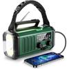 10000mAh Solar Crank Emergency Radio NOAA/AM/FM Weather Radio With Torch LED Reading Lamp SOS Alarm Compass for Outdoor Survival