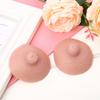 1 Pair Self-priming Reusable Soft Silicone Prosthetic Simulation Breast Enhancement Nipple Cover