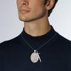 Jesuss Necklace Shield Knight Vintage Pendant Men's Jewelry Wholesalee Jewelry