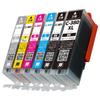 Compatible Ink Cartridges for Canon PIXUS and TS8130 Pack High B/ue TS8430, TS8330, TS8230, (BCI-381+380XL/6MP 6-Color (380 Capacity)).