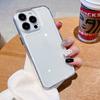 Luxury Transparent Shockproof Armor Case for IPhone 16 15 14 13 Clear Bumper Hard Acrylic Cover