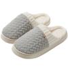Color Matching Plush Cotton Slippers Winter Couple Indoor Home Hair Mop Plush Shoes Home Comfort Cotton Mop