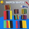 164/560 Piece Color Heat Shrink Tubing Set for Household Wire Insulation