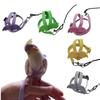 Parrot Bird Flying Traction Rope Adjustable Ultra-light Harness Leash With Comfortable Handle