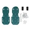 Lawn Aerator Sandals Copolypropylene Green Studded Shoes for Yard Patio Garden Excavation