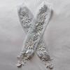 1 Pair Fingerless Gloves Hollow Out Patchwork Soft Breathable Bridal Gown Mittens Lace Embroidery
