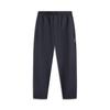 Comfortable Casual Simple Straight Loose Mid Waist Versatile Drawstring Knitted Sports Pants Men Bottoms Deep-Blue AYKV163-2