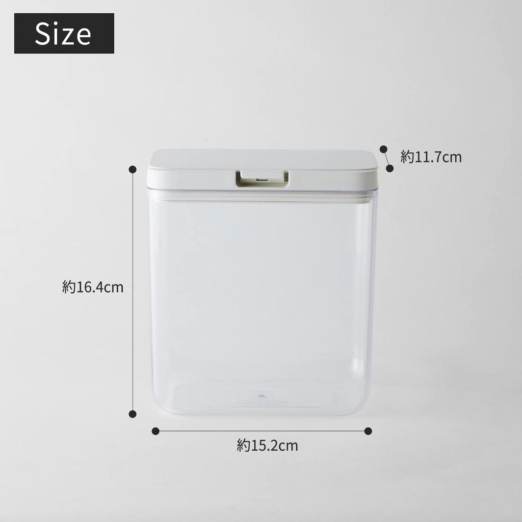 Marna Storage Container (Wide Tall/White) Kitchen