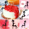 1 Pcs High Heels Lady Girl Cake Topper Flags Wedding Happy Birthday Cake Decorations Cupcake Supplies
