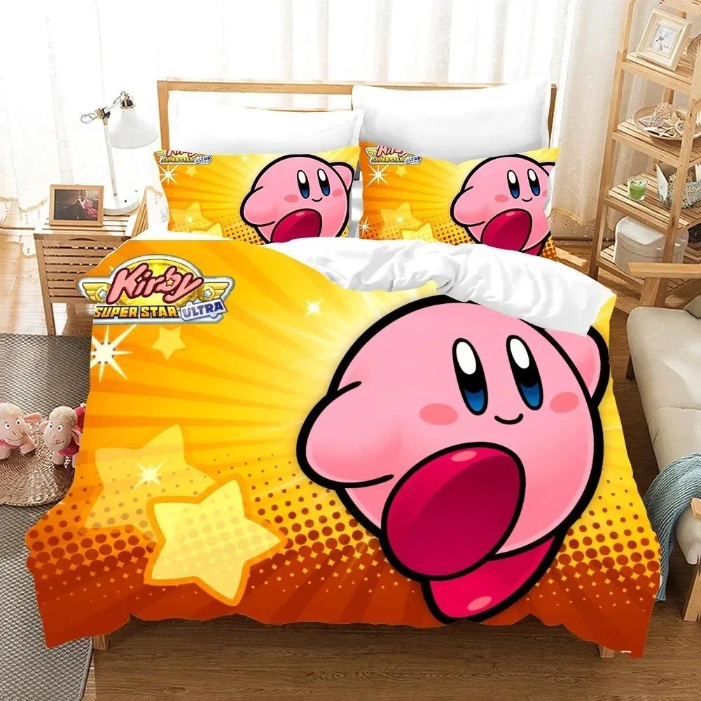3D Printed Anime Kribys Bedding Set Boys Girls Twin Queen Size Duvet Cover Pillowcase Bed Kids Adult Fashion Home Textileextile