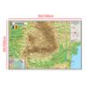 Wall Map,Romanian Map Series Background Cloth Map of Romania Home Wall Decor Painting,Geographical Tools,Tourism/education Tools