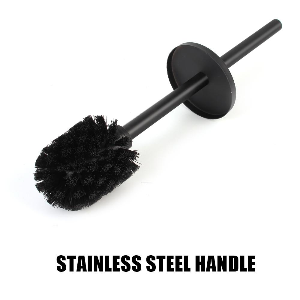 304 Stainless Steel Clean Tool Wall Mounted Toilet Brush Bathroom Accessories Cleaning Brush Holder Sets Durable