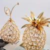 Crystal Fruit Decorations Luxurious Crystal Colorful Fruit Handicrafts Color Fruit Statues Home Decors Creative Gift